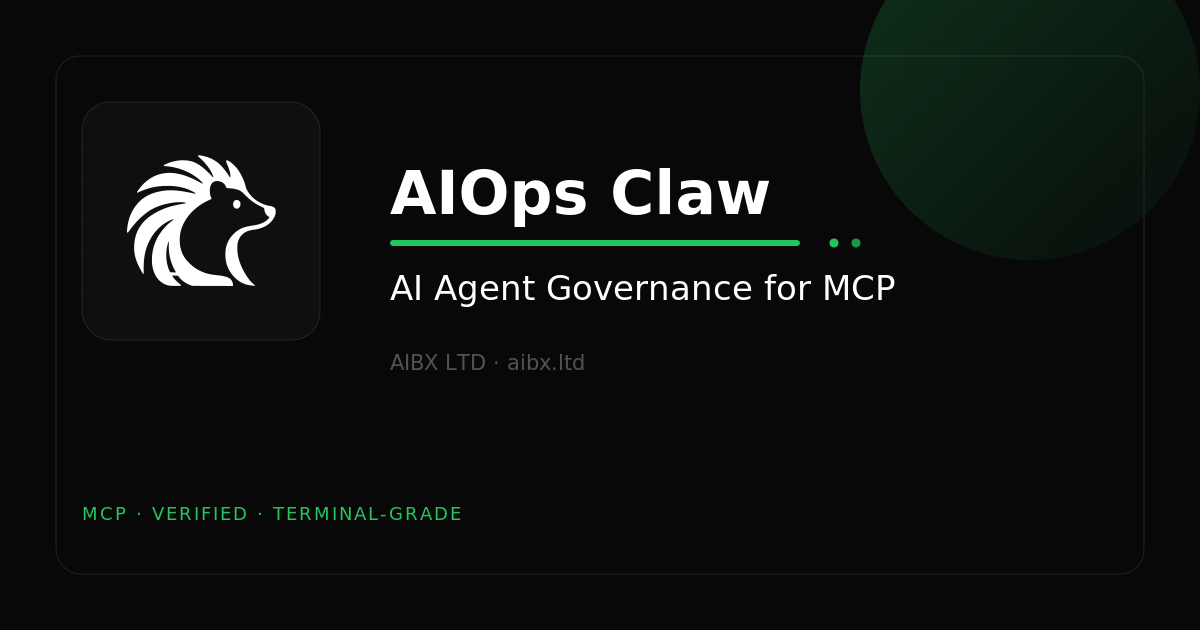 AIOps Claw ソーシャルカード